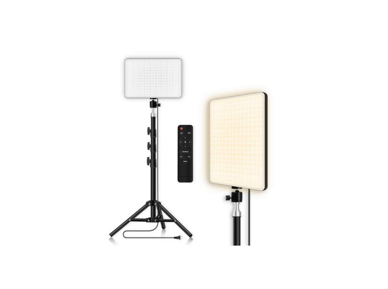 33900 2x LED Studiolicht mit Stativ