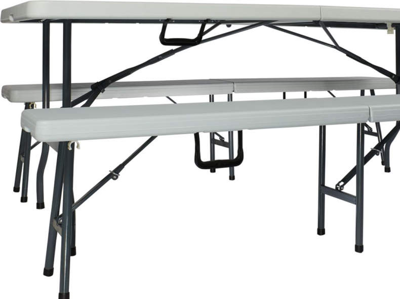 33984 Festbankgarniturset klappbar x2
