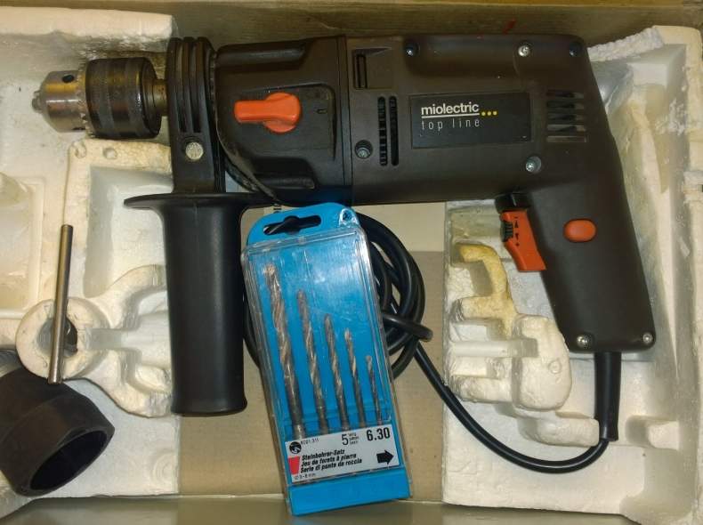 3870 Bohrmaschine Mioelectic-Steinbohrer