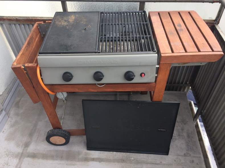 4563 Gas-Grill (Verzinkt) mit Tepanyaki