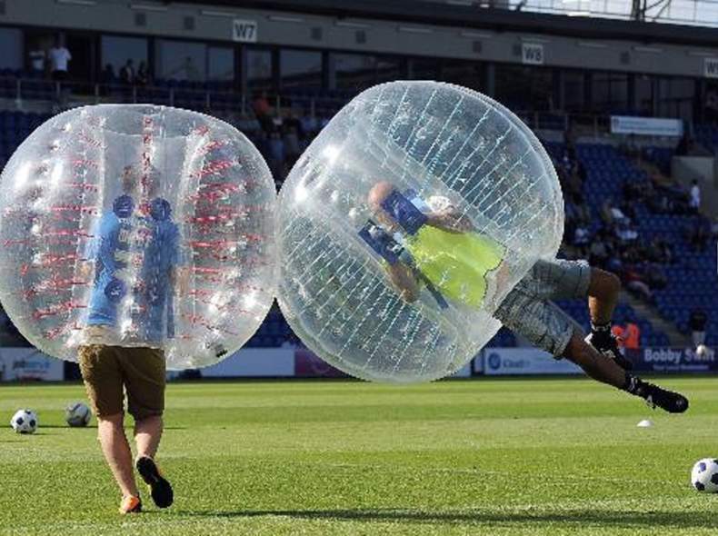 Bubble Soccer Bumperballs Zorb mieten Sharely