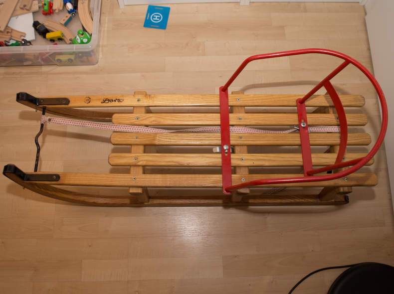 10827 Davoser Schlitten inkl. Babysitz