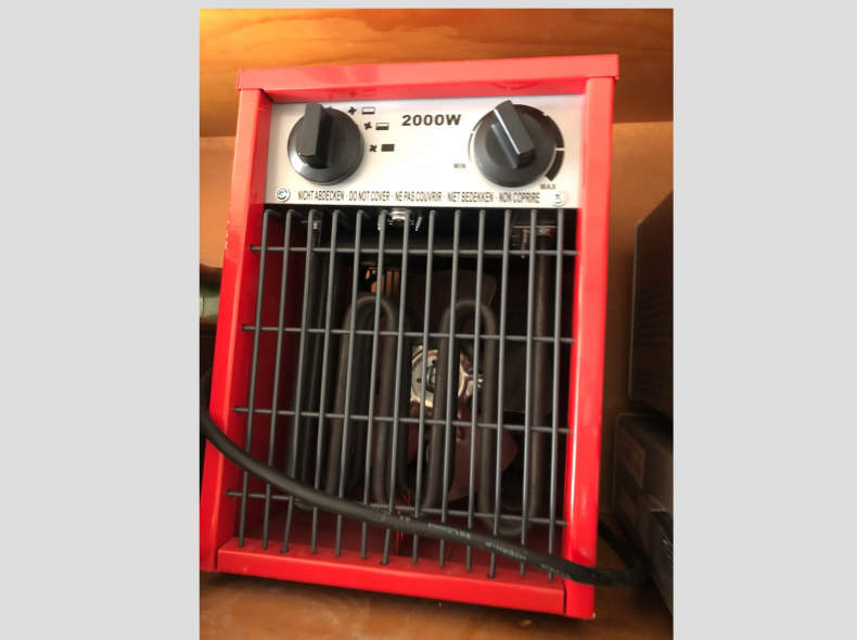 12412 Heizlüfter 230V, 2000W, 2kW