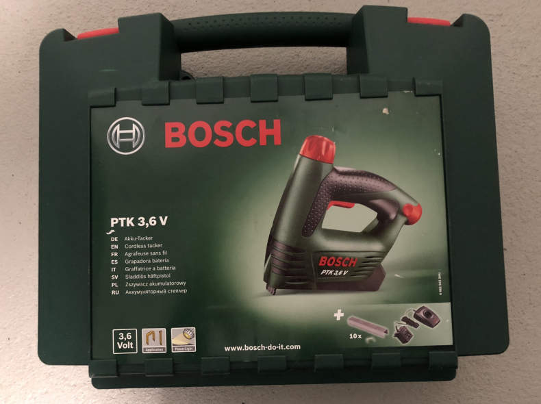 12547 Akku-Tacker Bosch PTK 3.6V