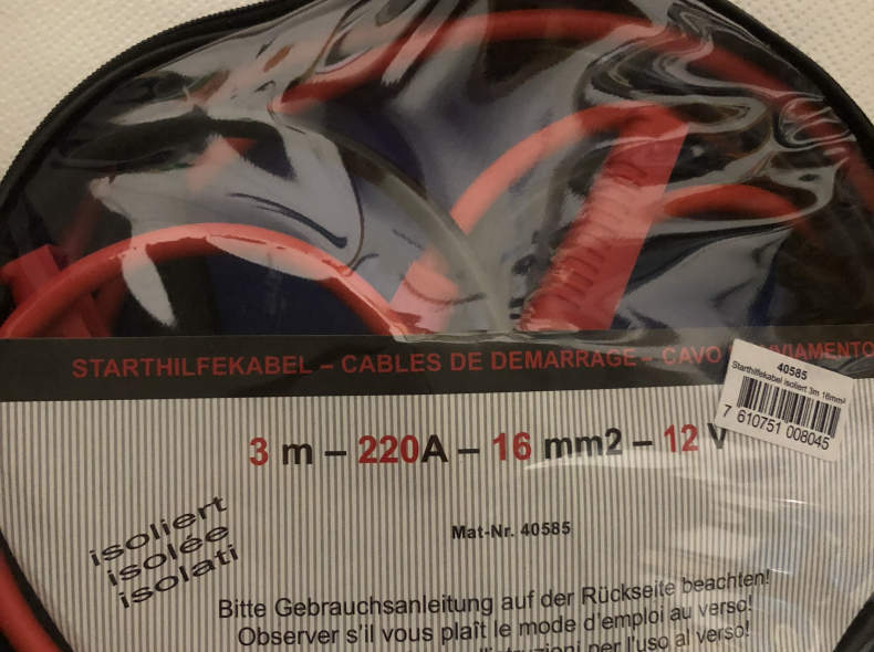 12763 Starterkabel 3m