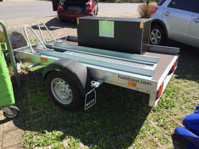 13144 Motorradanhänger für 2 Motorräder