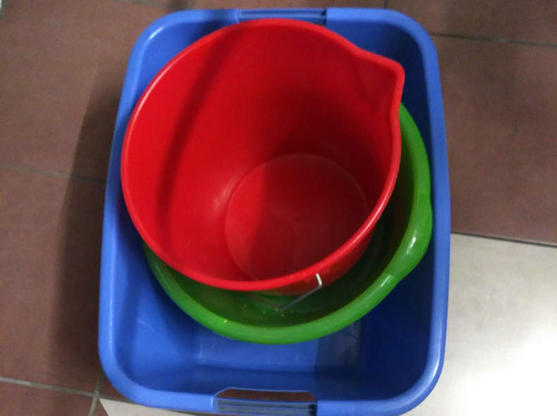 13434 Plastikeimer / 3 Stück