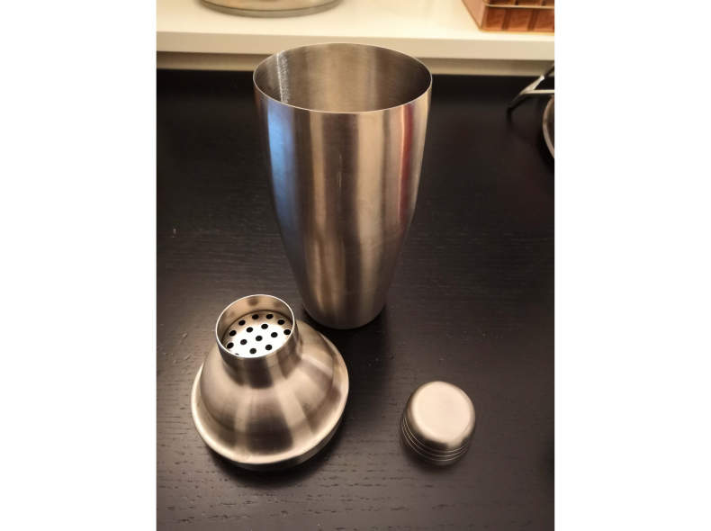 13716 Cocktail-Shaker aus Edelstahl
