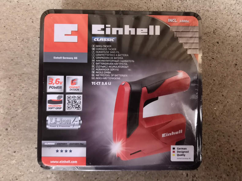 14090 Einhell Akku-Tacker TC-CT 3,6 Li