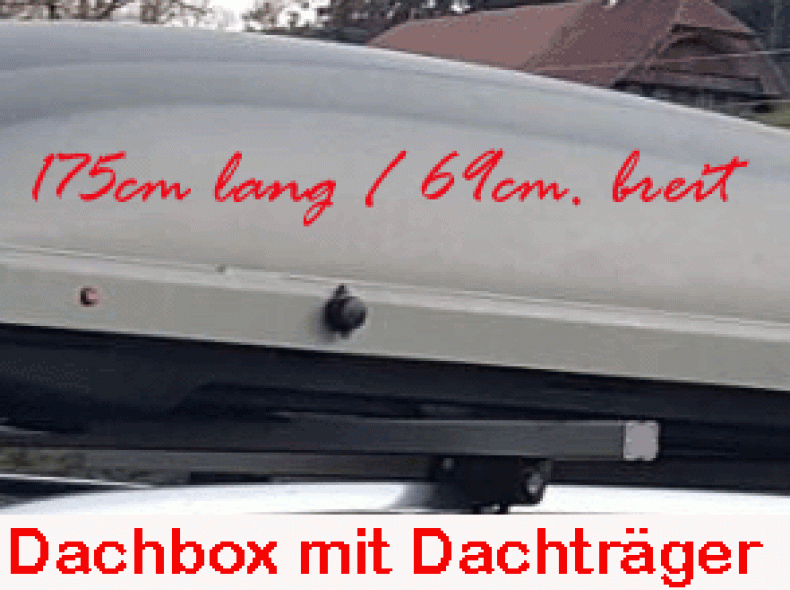 14238 Dachbox mit Dachträger