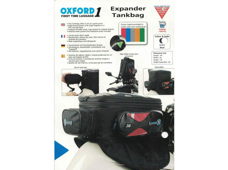 14609 magnetischer Tankrucksack, 38 Liter