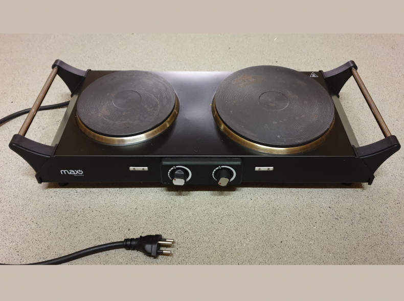 15479 Kochplatte freistehend m. 2 Platten