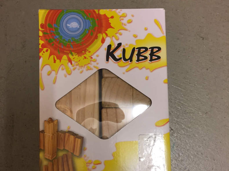 15911 Wikingerschach Kubb aus Holz