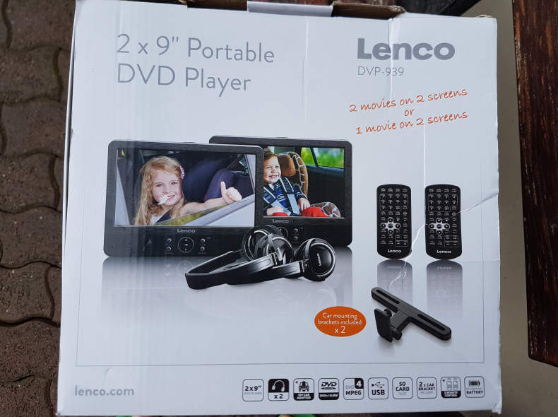 17579 Portabler DVD/CD-Player fürs Auto