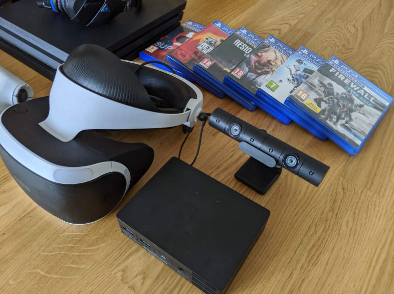 Sharely Playstation4, VR Brille, 40+ Games mieten