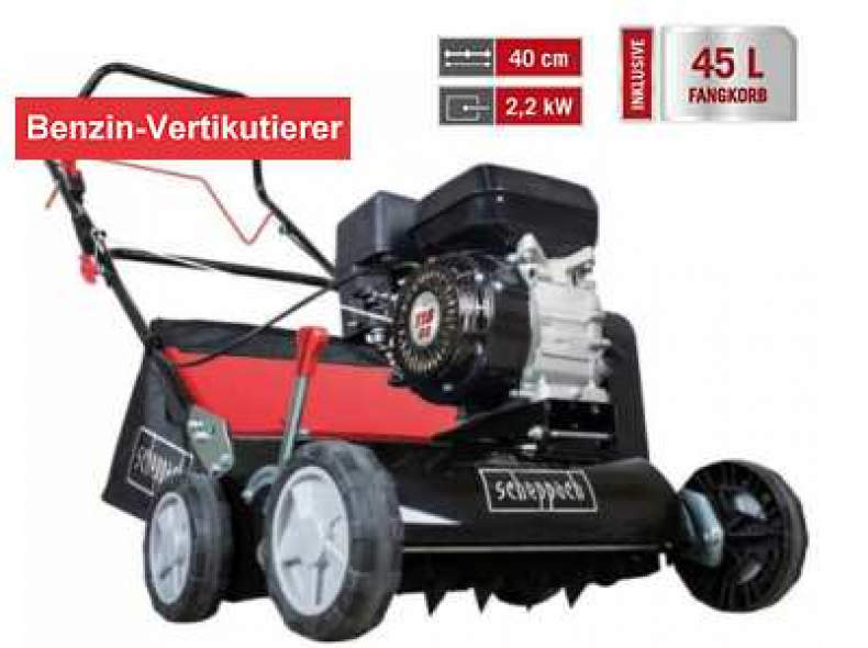 Sharely Profi Benzin Vertikutierer mieten