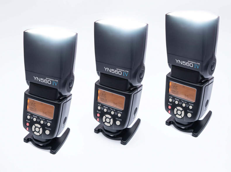 18602 3 Stk Speedlite 560 IV Fotoblitz