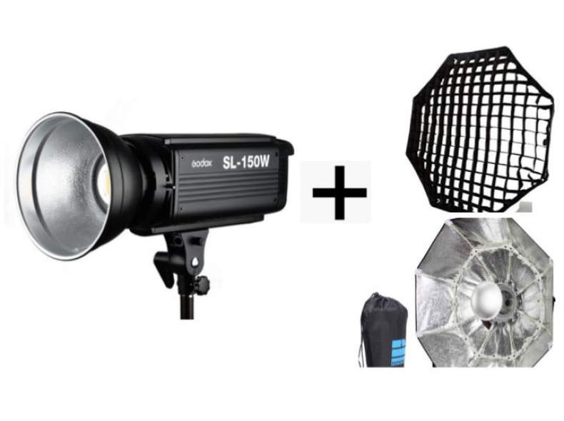 12362 Video LED + Stativ + Softbox + Grid