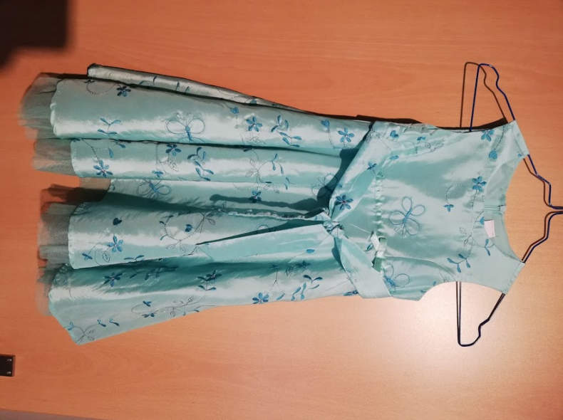 19634 Festliches Kleid Gr 104 für Mädchen