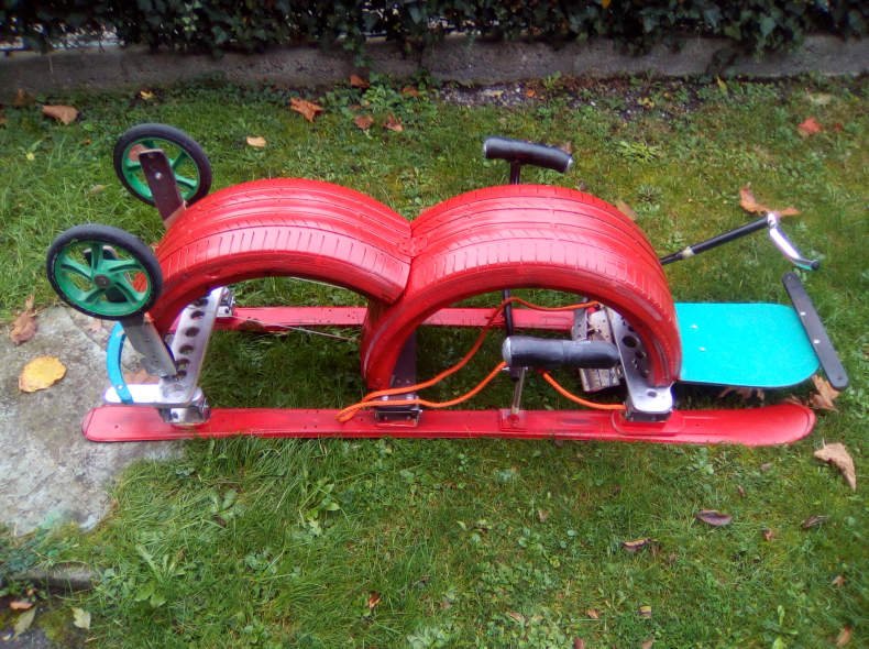 20409 Schlitten Spass selber gebaut