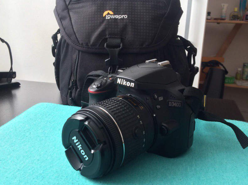 20445 Nikon D3400 Spiegelreflex Kamera