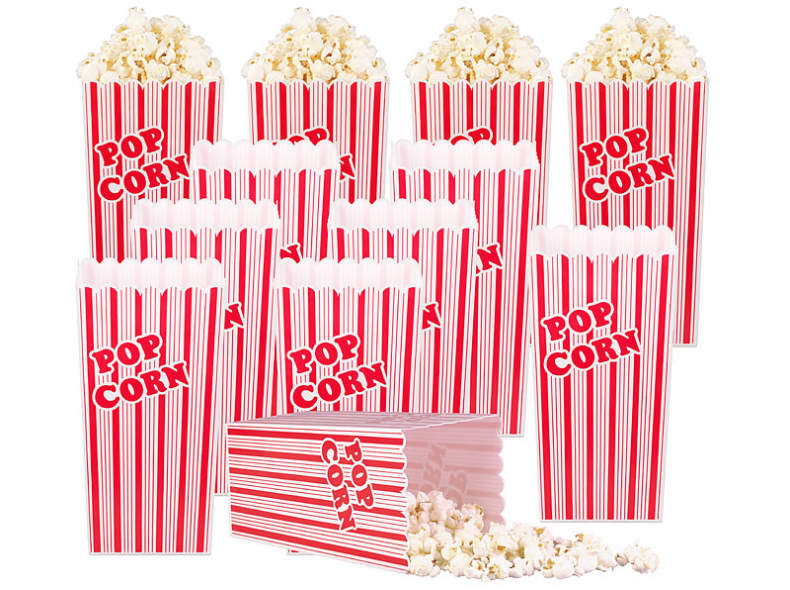 20706 12 Stück Popcorn Behälter Mehrweg