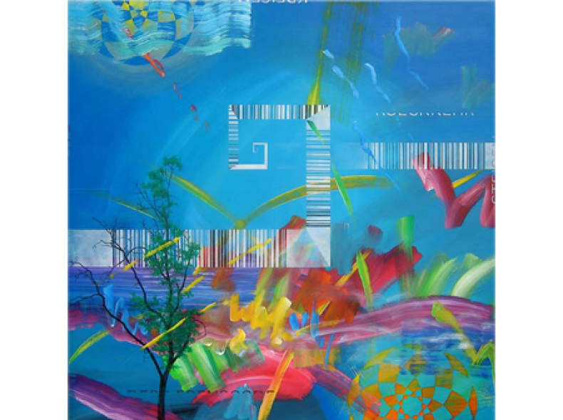 20830 Kunst Bild Acryl
