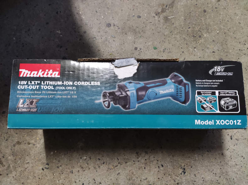 22007 Trockenbau Akku Fräse Makita