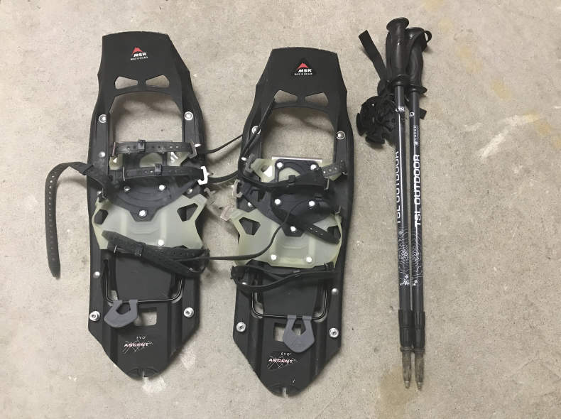 22778 Schneeschuhe inkl. Teleskopstöcke