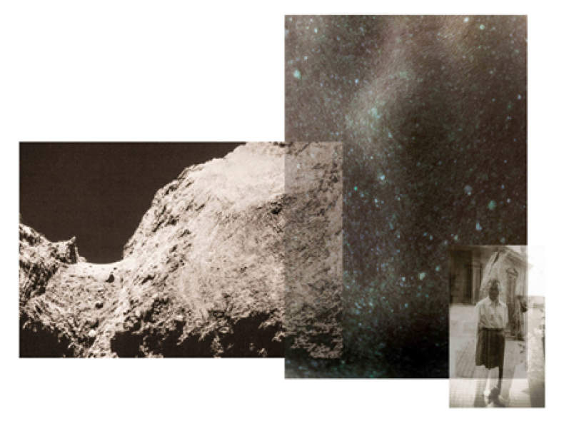 22799 Original Fotocollage von F. Iff