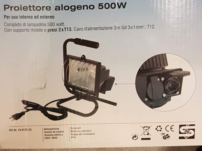 22815 Halogenstrahler 500W