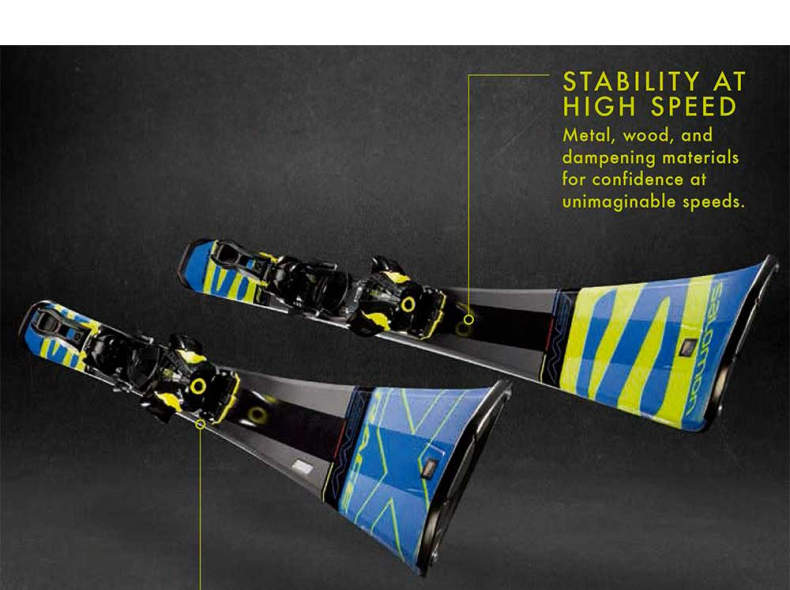 22907 Ski Salomon 1.72m