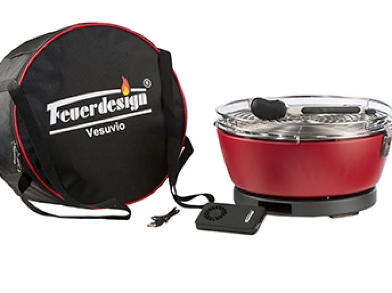 23029 Tischgrill mit USB-Akkulüfter TOP