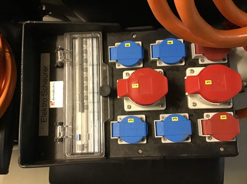 23075 Bautableau für Elektro Installation