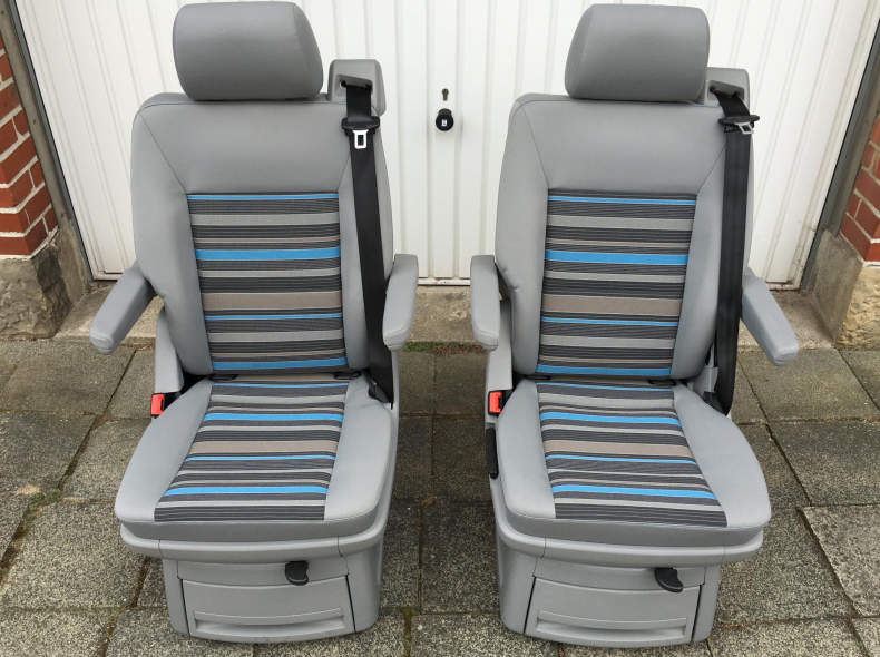 23538 VW T5 T6 Einzelsitze (2 Stück)