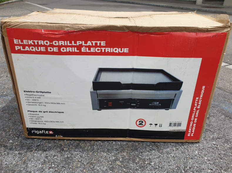 23947 Elektro Grillplatte Gastro