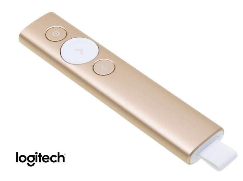 24723 Logitech® Spotlight Presenter Gold