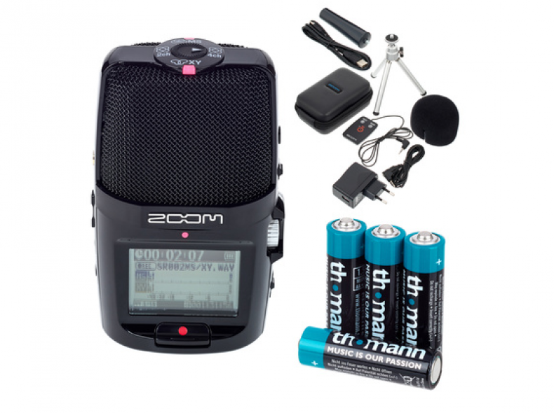 24784 Aufnahmegerät Zoom H2n Bundle
