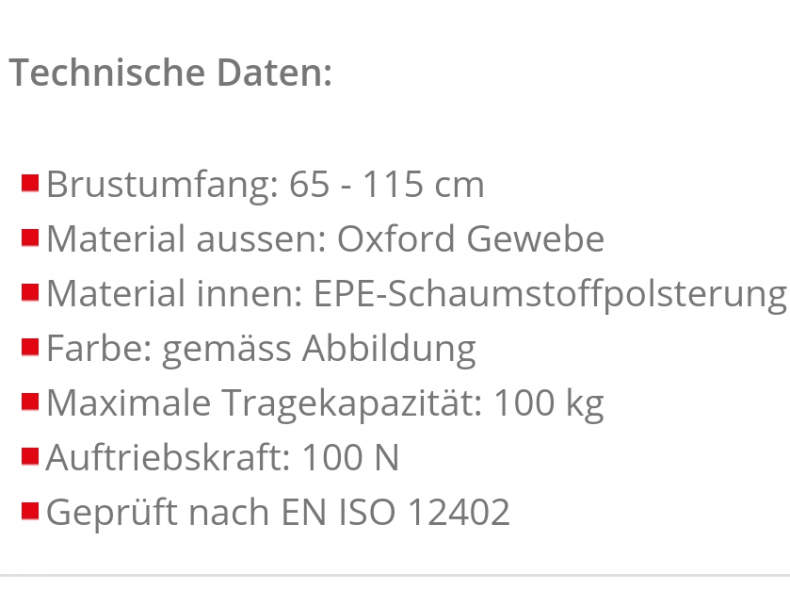 24907 Schwimmwesten