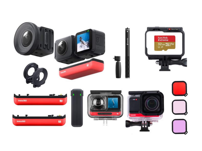 24802 Insta360 ONE R 1 Inch + 360° + Zub.