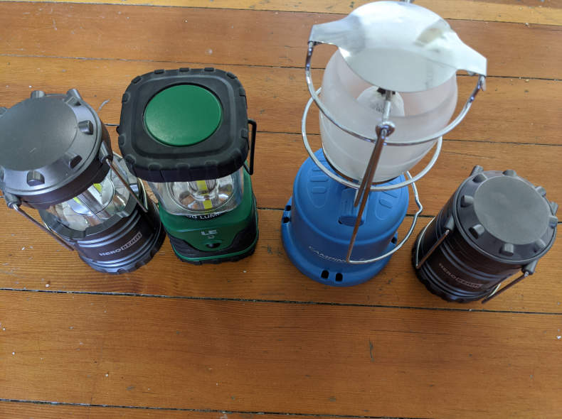 24964 Camping Laternen Set (3 Lampen)