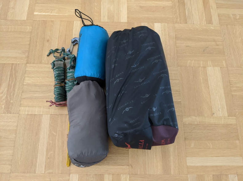 25037 Hängematte Trekking Set inkl. Tarp