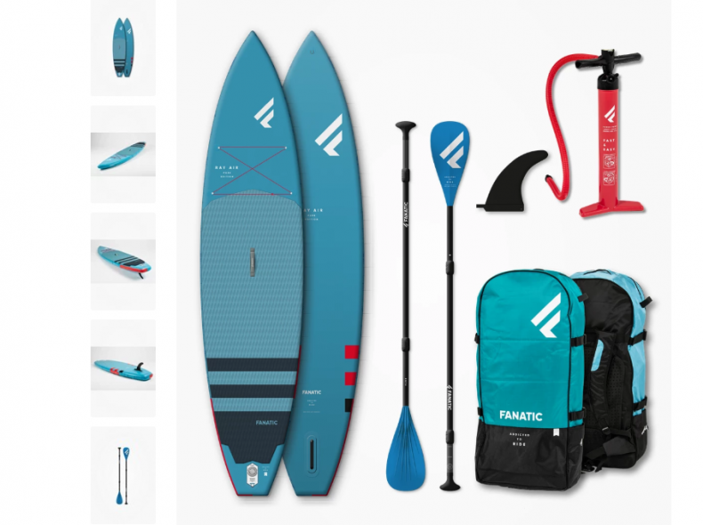 25184 11.6" Touring SUP Fanatic Ray Air