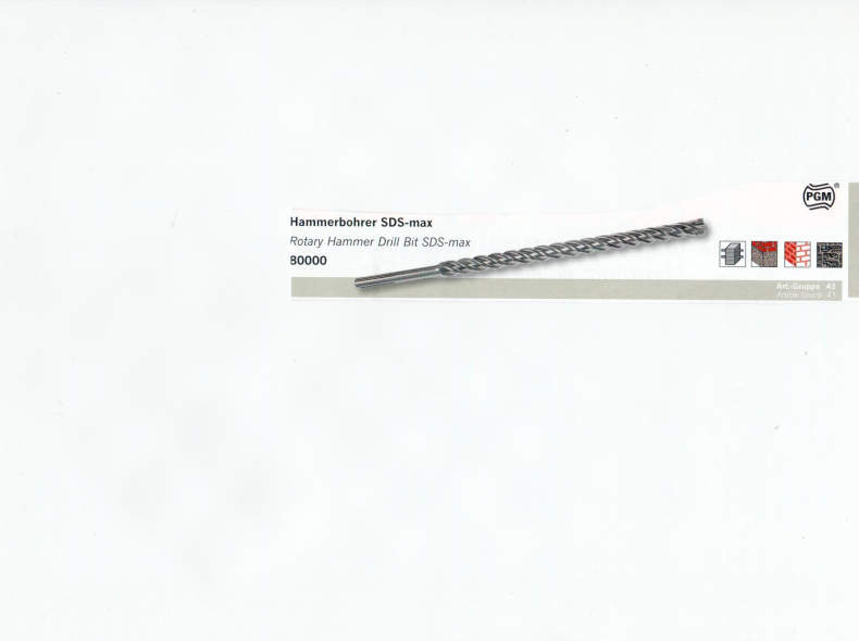 25637 Hammerbohrer SDS-max 26x540/400 mm