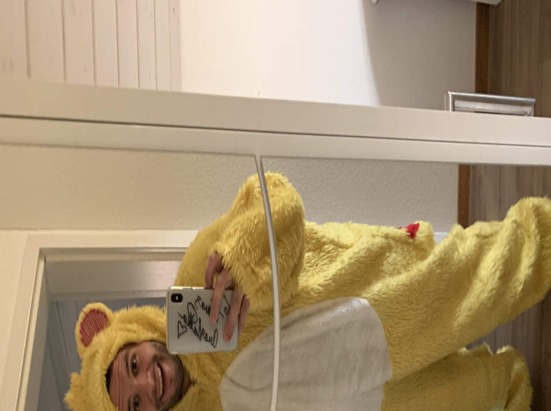 25828 Fasnachtskostüm Bär Gelb