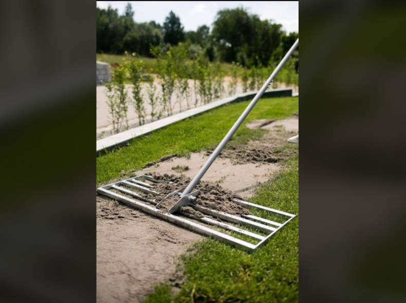 25948 Level Rake Rasen Rakel z. planieren
