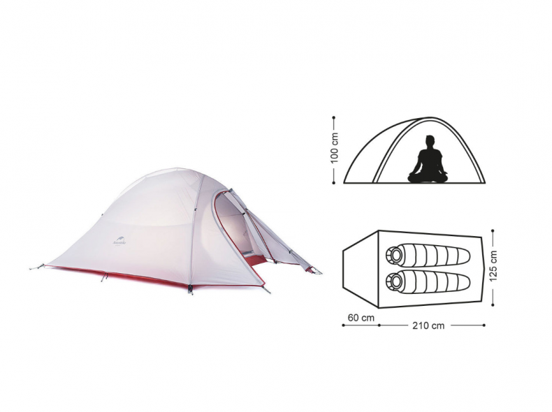 26758 Zelt Naturehike Cloud-Up 2 Upgrade