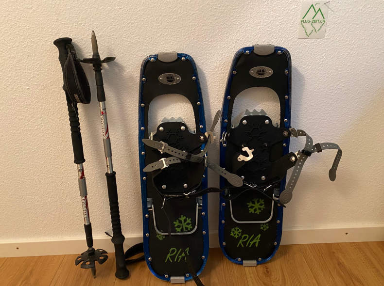 7786 Schneeschuhe, mit Stöcken, Nr. 6