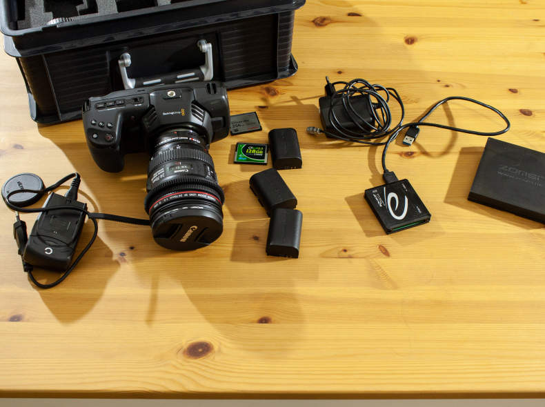 27363 Blackmagic 4k Kamera Komplettpack