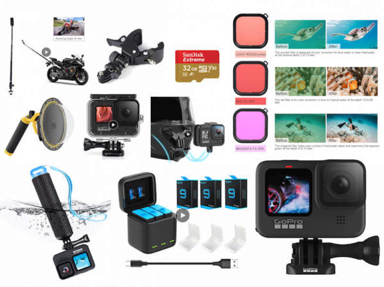 27635 GoPro Hero 9 Black Ed. + Zubehör